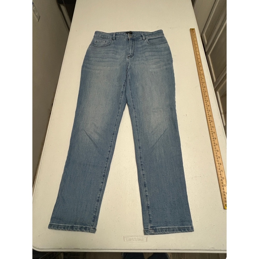Ann Taylor Factory Womens Jeans Blue Wash Straight Leg Size‎ 6